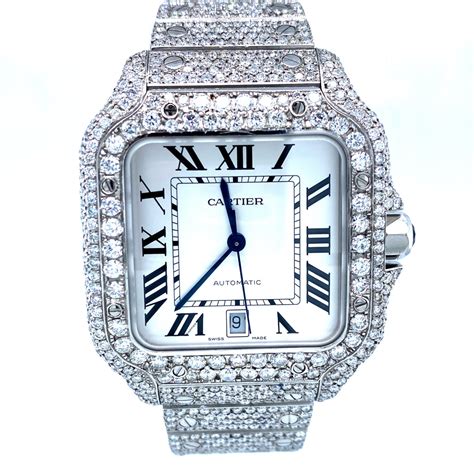 cartier full diamond|cartier full diamond watch.